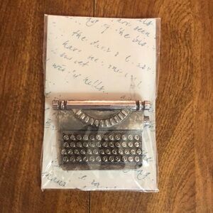 Metal Typewriter Trinket from Michael’s